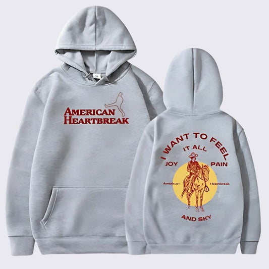 Heartbreak American Grey Hoodie