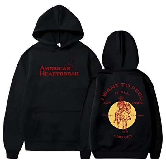 American Heartbreak Hoodie Black