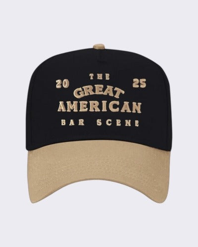 Bar Scene 2025 Black and Khaki Hat