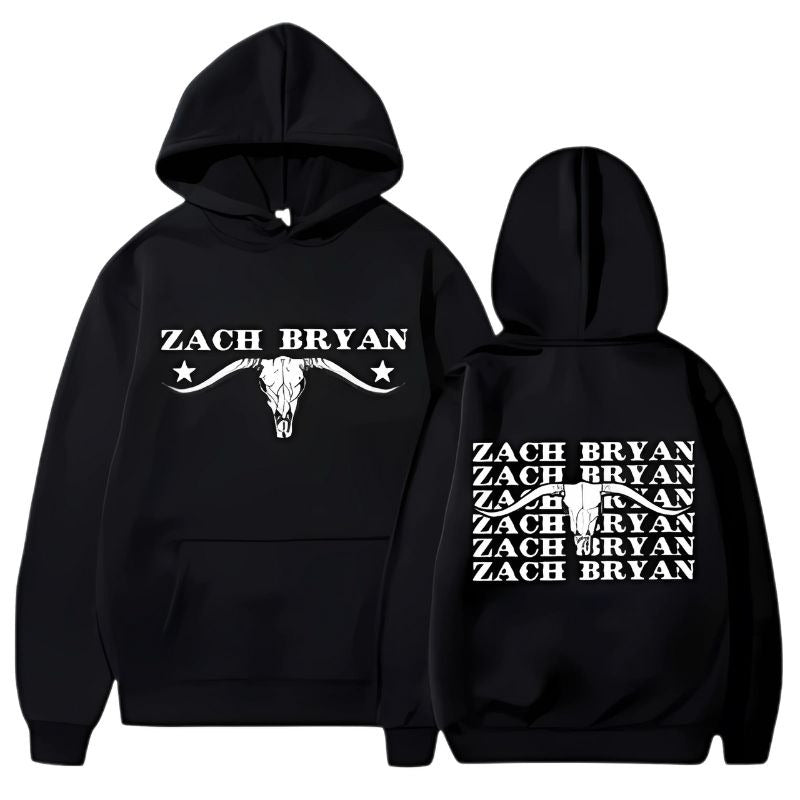 Bull Skull Black Hoodie