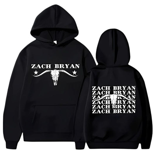 Bull Skull Black Hoodie