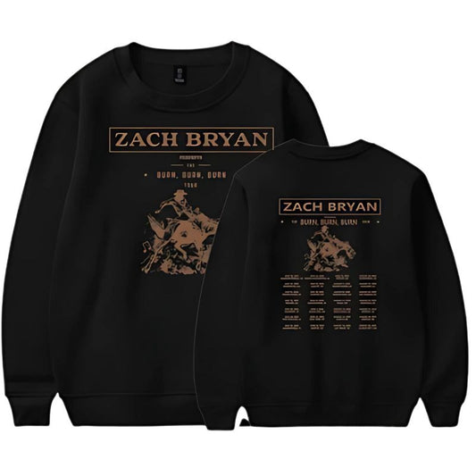 The Burn Burn Burn Tour Black Crewneck