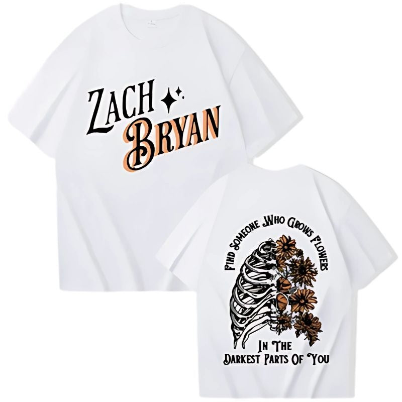 White Shirt Find Someone Who Grows Flowers